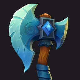 Stylized Axe – PBR Game-Ready